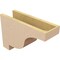 Ekena Millwork 6"W x 18"D x 12"H Classic Newport Rough Cedar Woodgrain TimberThane Corbel, Primed Tan CORUR06X18X12NEWRCPR - alternate 2